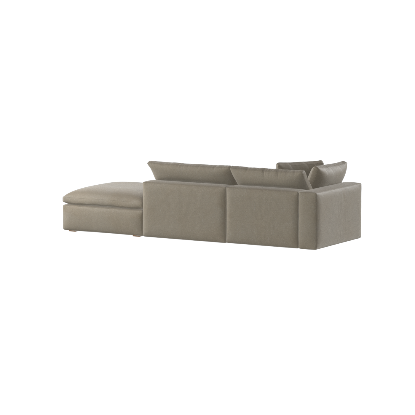 Ari modulares Ecksofa mit Sitzhocker