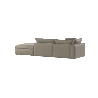 Ari modulares Ecksofa mit Sitzhocker