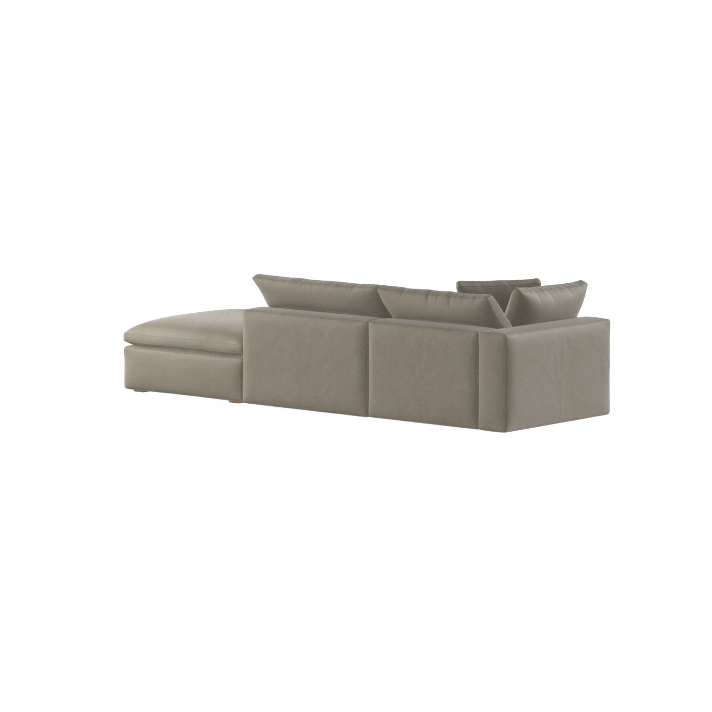 Ari modulares Ecksofa mit Sitzhocker