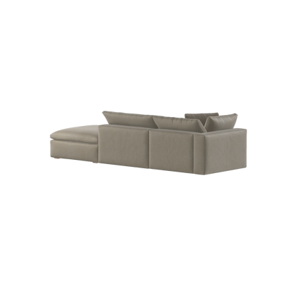 Ari modulares Ecksofa mit Sitzhocker