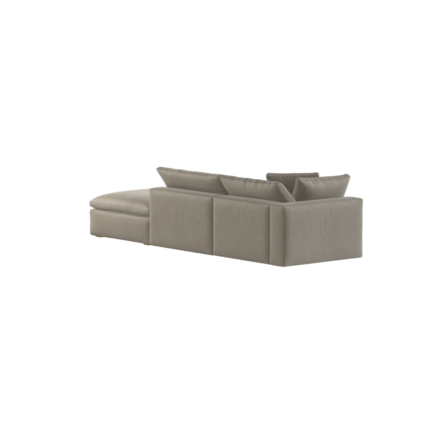 Ari modulares Ecksofa mit Sitzhocker