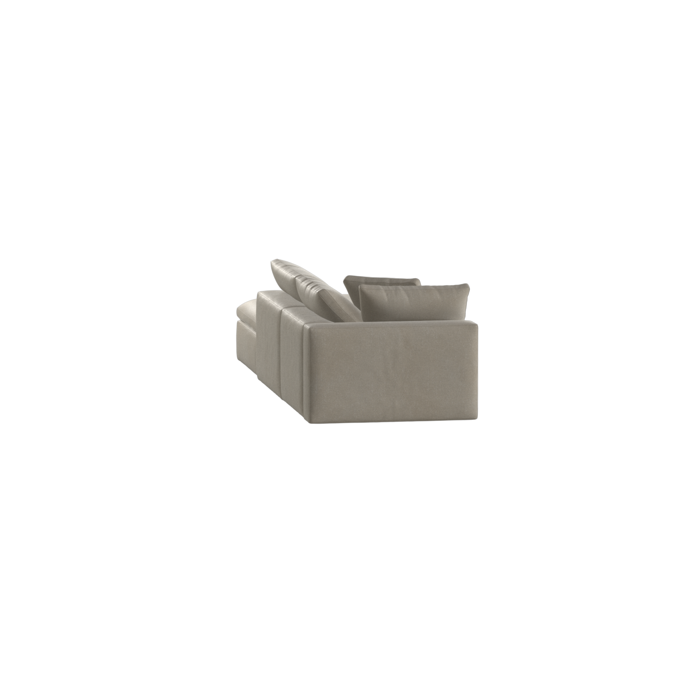 Ari modulares Ecksofa mit Sitzhocker