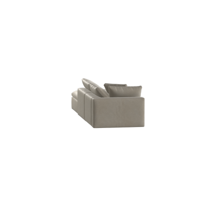 Ari modulares Ecksofa mit Sitzhocker