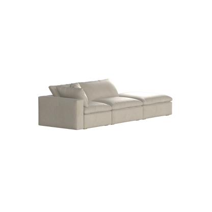 Ari modulares Ecksofa mit Sitzhocker