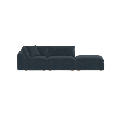 Ari modular corner Sofa with pouffe - Wide fabric range