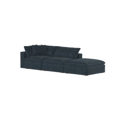 Ari modular corner Sofa with pouffe - Wide fabric range