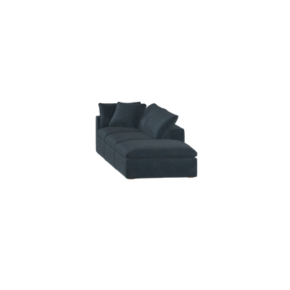 Ari modular corner Sofa with pouffe - Wide fabric range