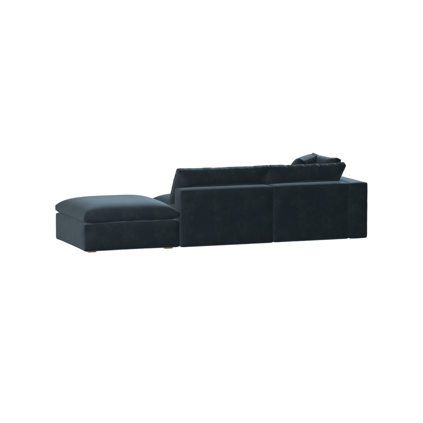 Ari modular corner Sofa with pouffe - Wide fabric range