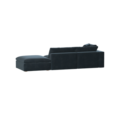 Ari modular corner Sofa with pouffe - Wide fabric range