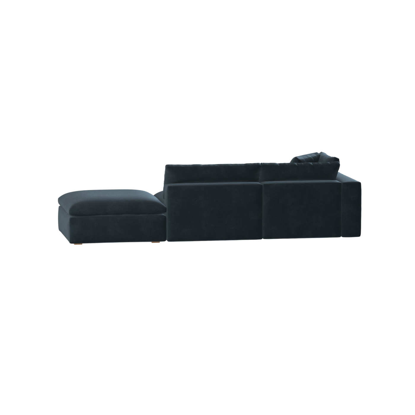 Ari modular corner Sofa with pouffe - Wide fabric range