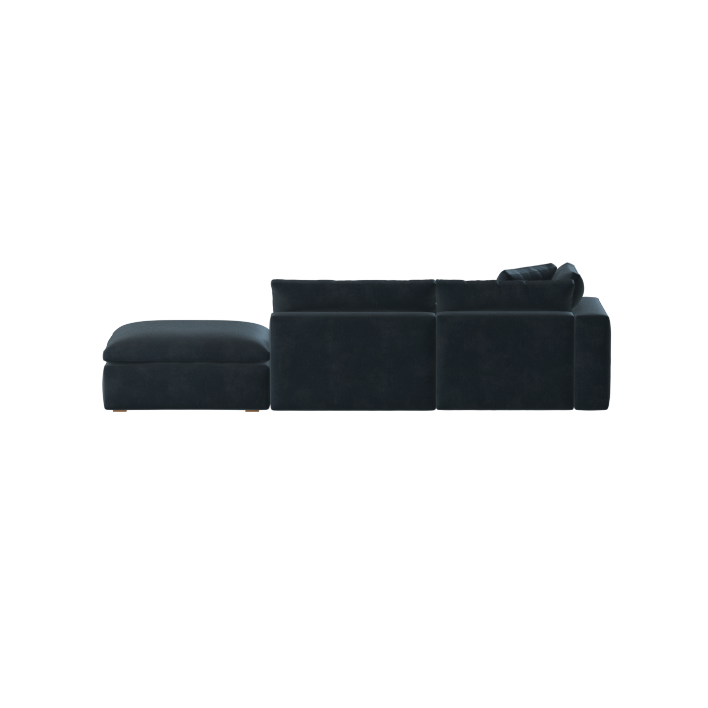 Ari modular corner Sofa with pouffe - Wide fabric range