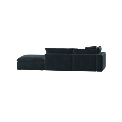 Ari modular corner Sofa with pouffe - Wide fabric range