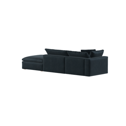 Ari modular corner Sofa with pouffe - Wide fabric range