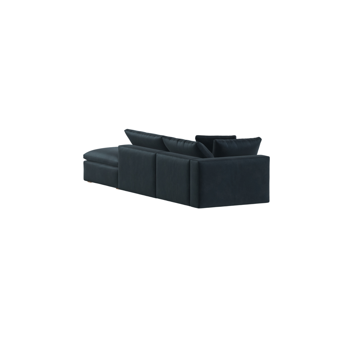 Ari modular corner Sofa with pouffe - Wide fabric range