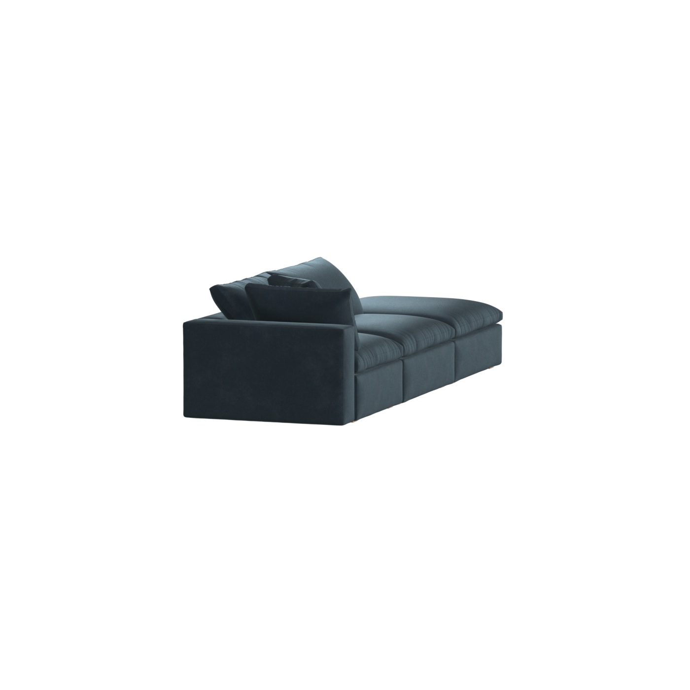 Ari modular corner Sofa with pouffe - Wide fabric range
