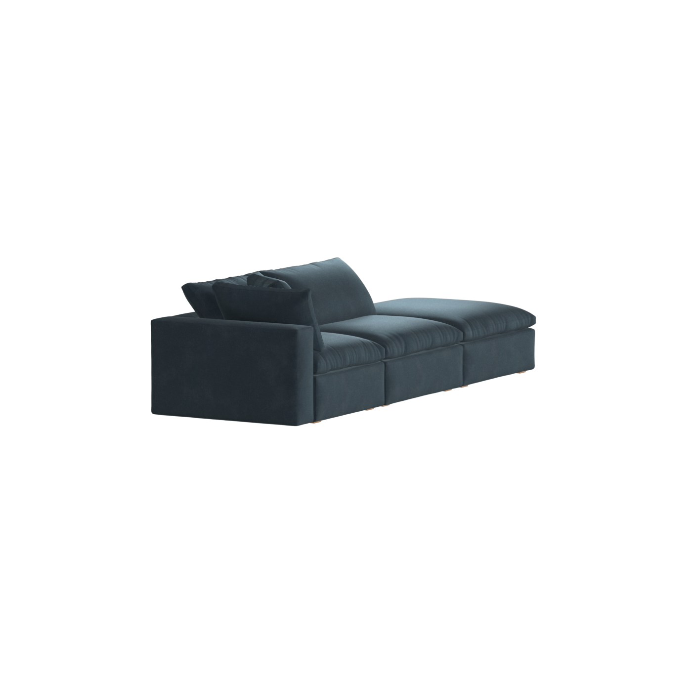 Ari modular corner Sofa with pouffe - Wide fabric range