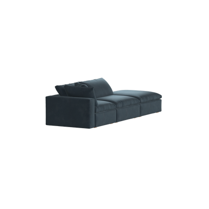 Ari modular corner Sofa with pouffe - Wide fabric range