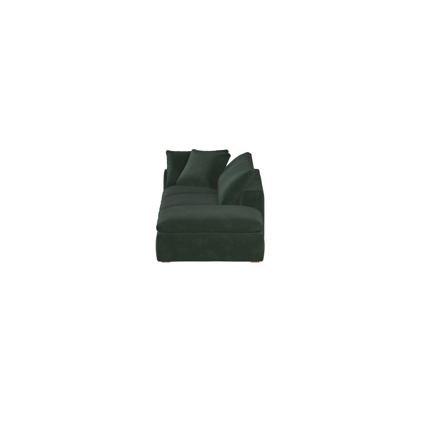 Ari modular corner Sofa with pouffe - Wide fabric range