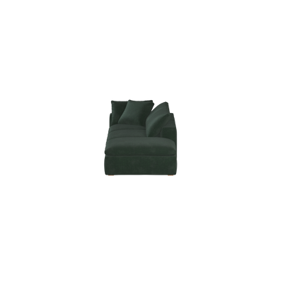Ari modular corner Sofa with pouffe - Wide fabric range