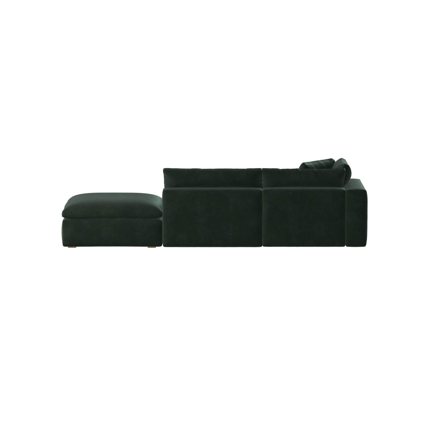 Ari modular corner Sofa with pouffe - Wide fabric range