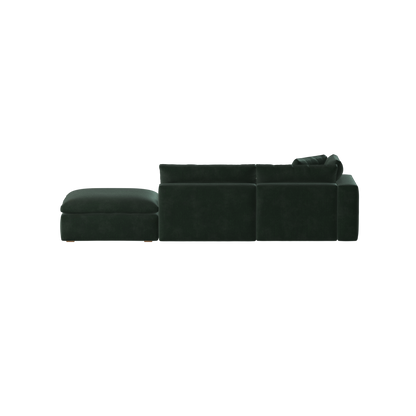 Ari modular corner Sofa with pouffe - Wide fabric range