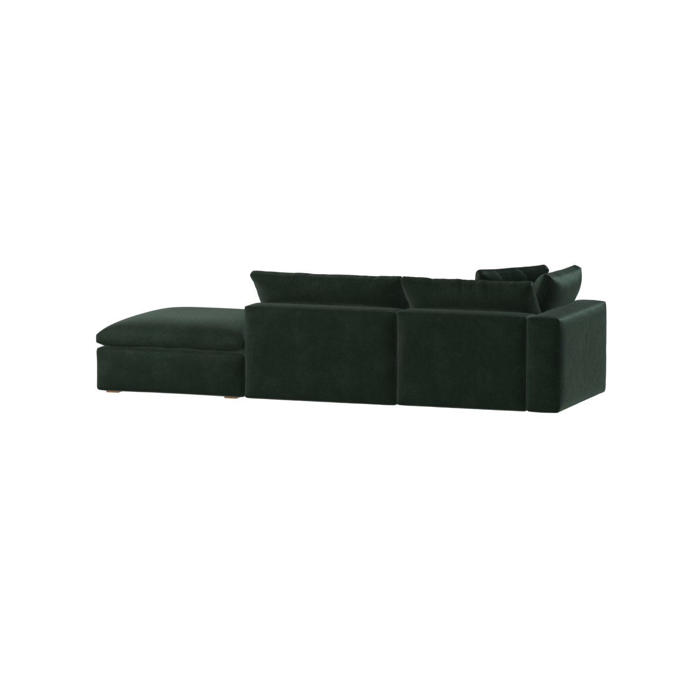 Ari modular corner Sofa with pouffe - Wide fabric range