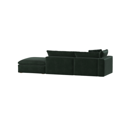 Ari modular corner Sofa with pouffe - Wide fabric range