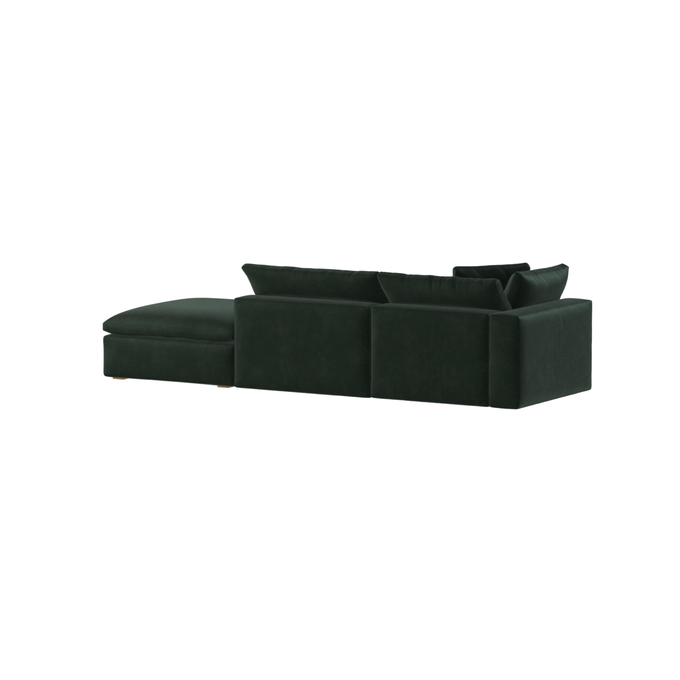 Ari modular corner Sofa with pouffe - Wide fabric range