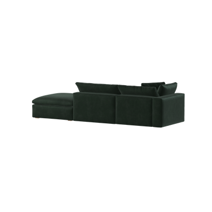 Ari modular corner Sofa with pouffe - Wide fabric range