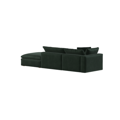 Ari modular corner Sofa with pouffe - Wide fabric range