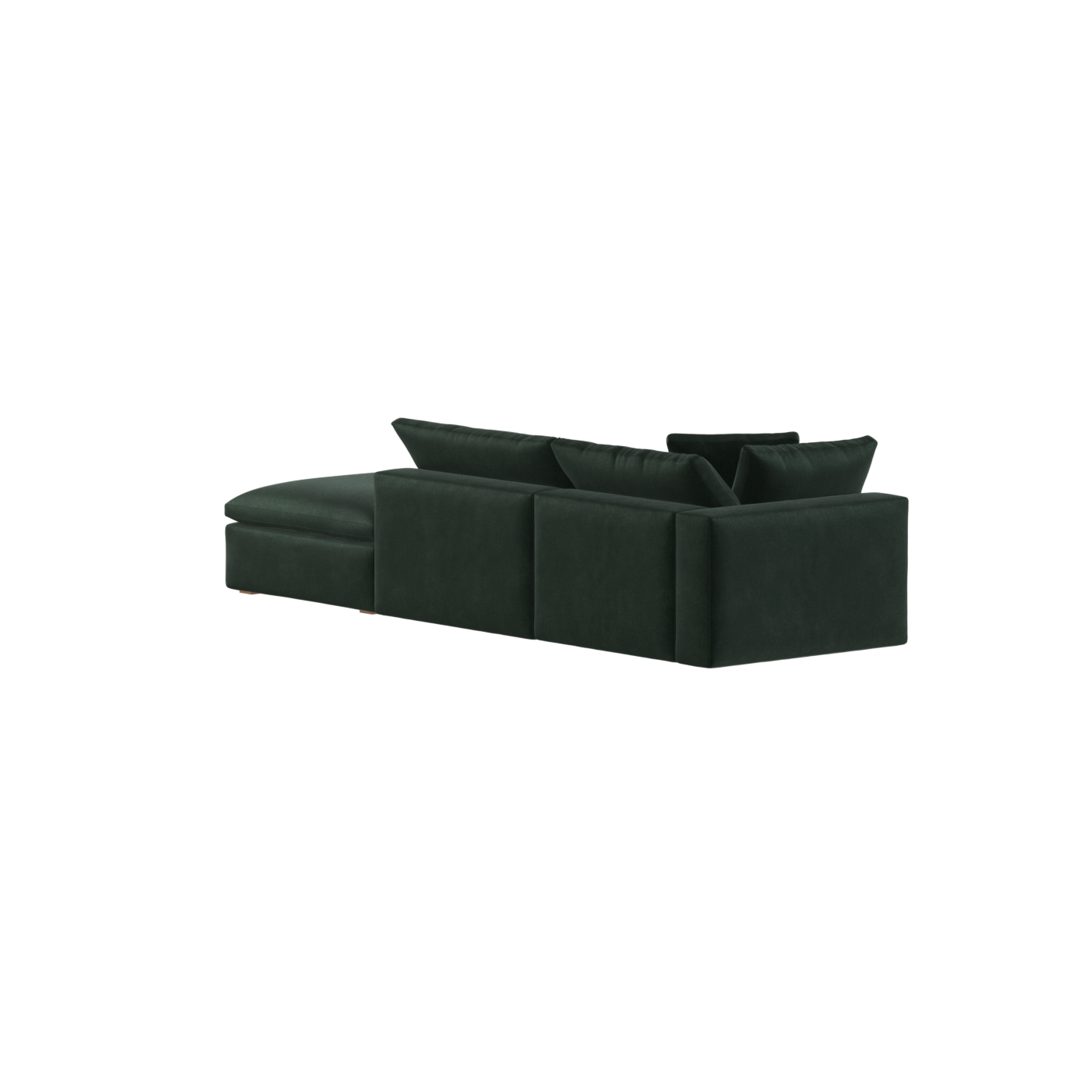 Ari modular corner Sofa with pouffe - Wide fabric range