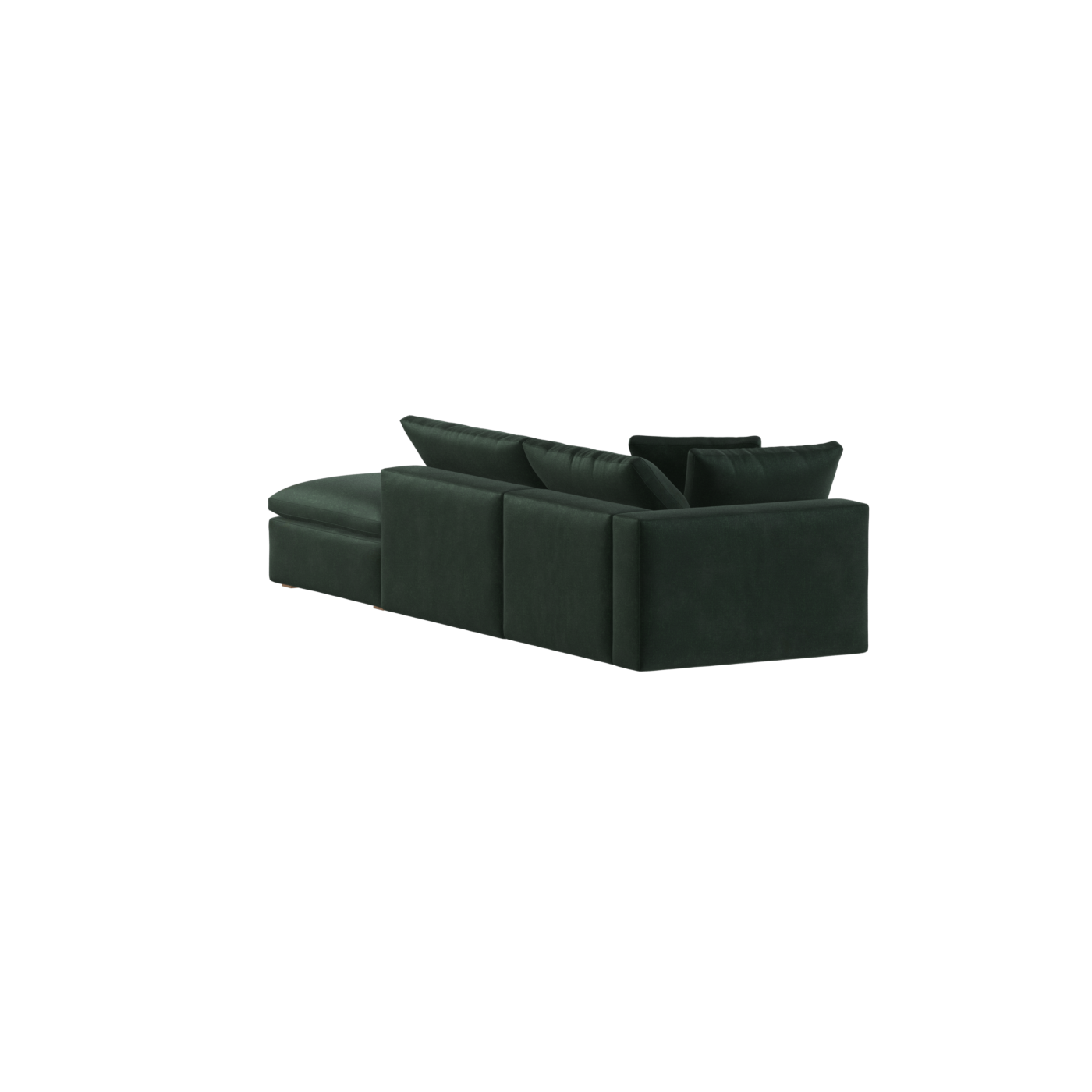 Ari modular corner Sofa with pouffe - Wide fabric range