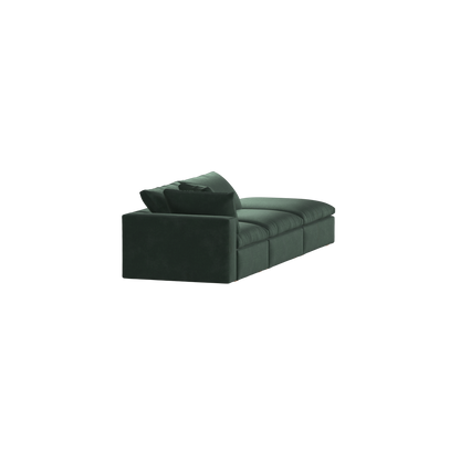 Ari modular corner Sofa with pouffe - Wide fabric range