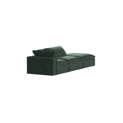Ari modular corner Sofa with pouffe - Wide fabric range