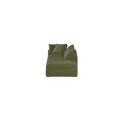 Ari modular corner Sofa with pouffe - Wide fabric range