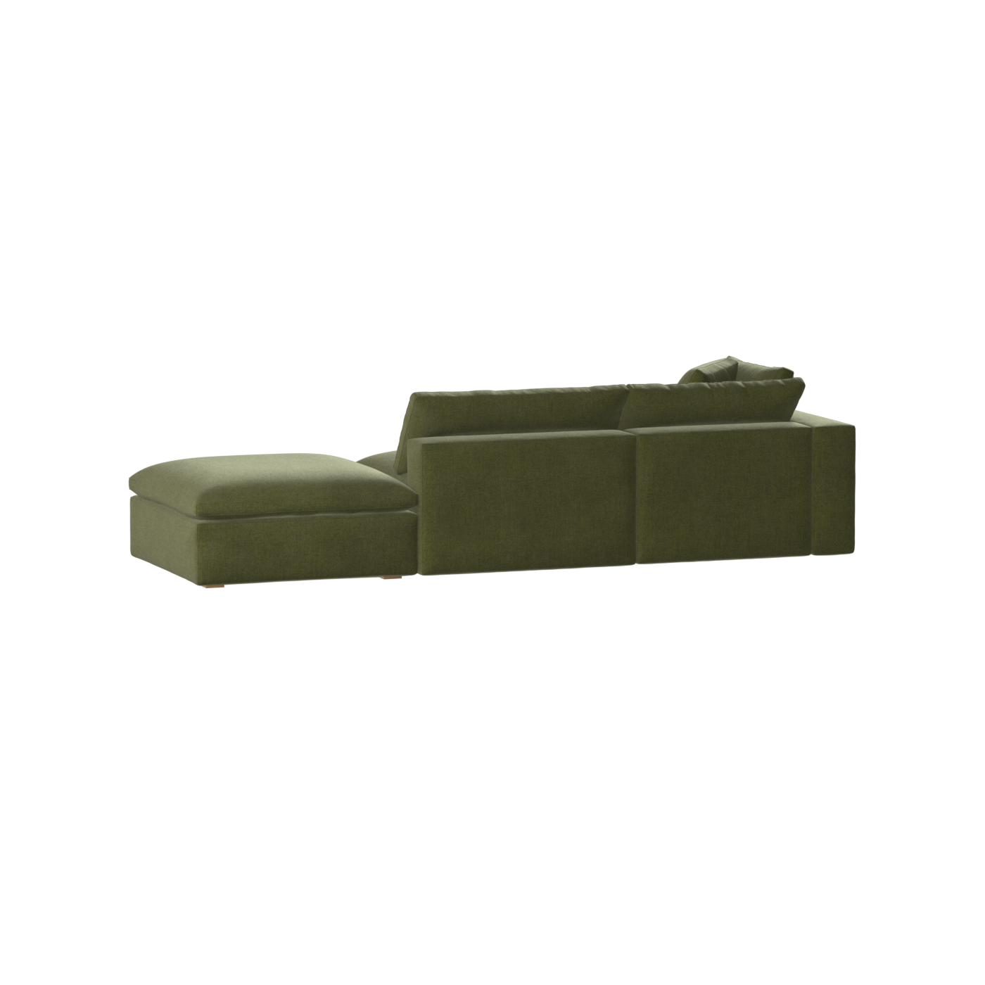 Ari modular corner Sofa with pouffe - Wide fabric range