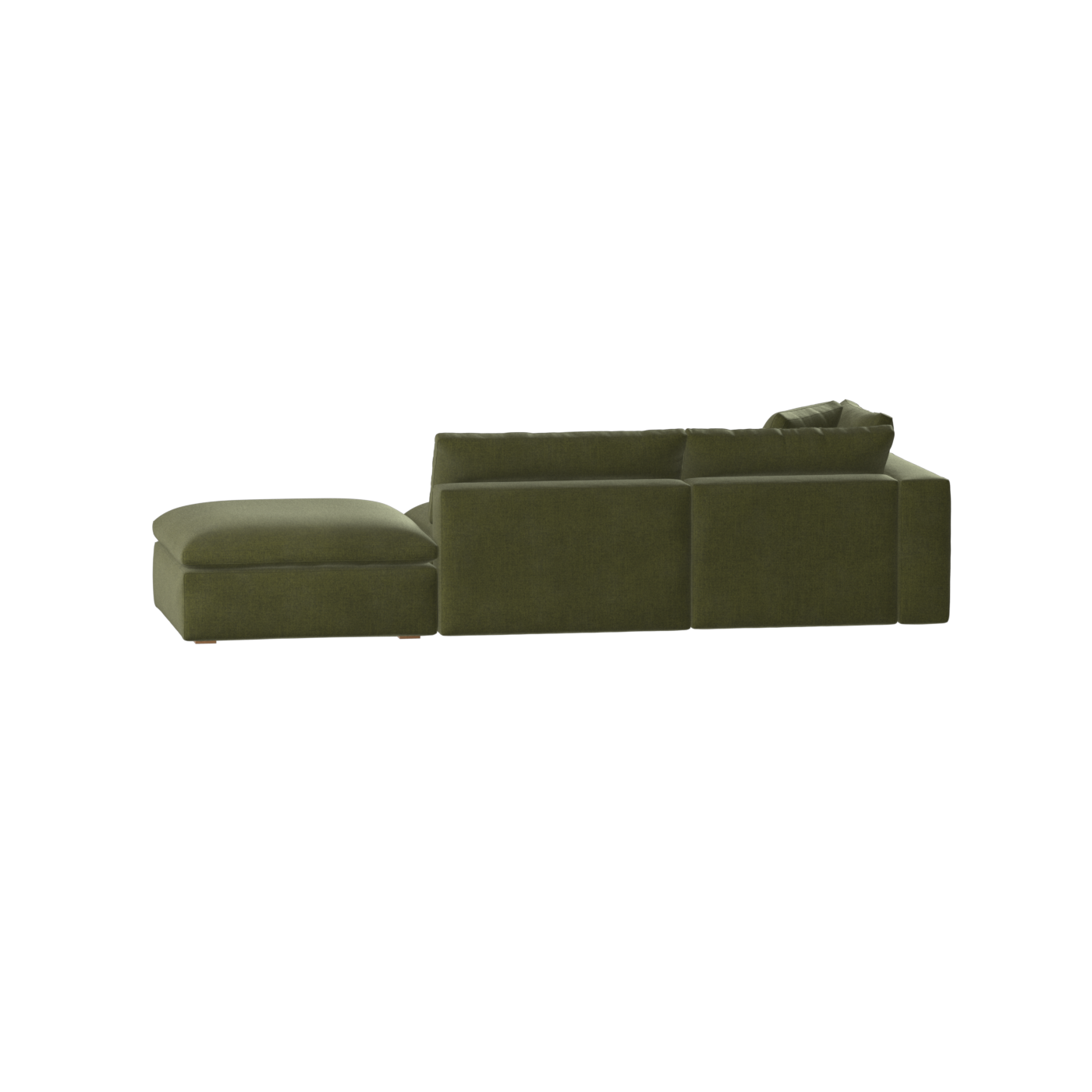 Ari modular corner Sofa with pouffe - Wide fabric range