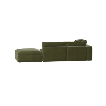 Ari modular corner Sofa with pouffe - Wide fabric range