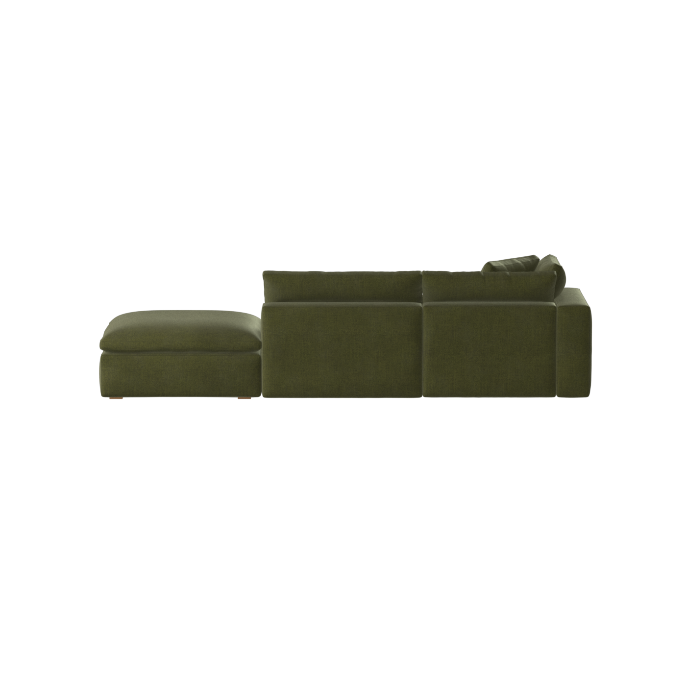 Ari modular corner Sofa with pouffe - Wide fabric range