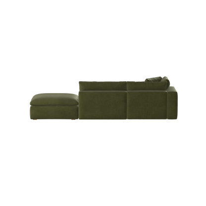 Ari modular corner Sofa with pouffe - Wide fabric range