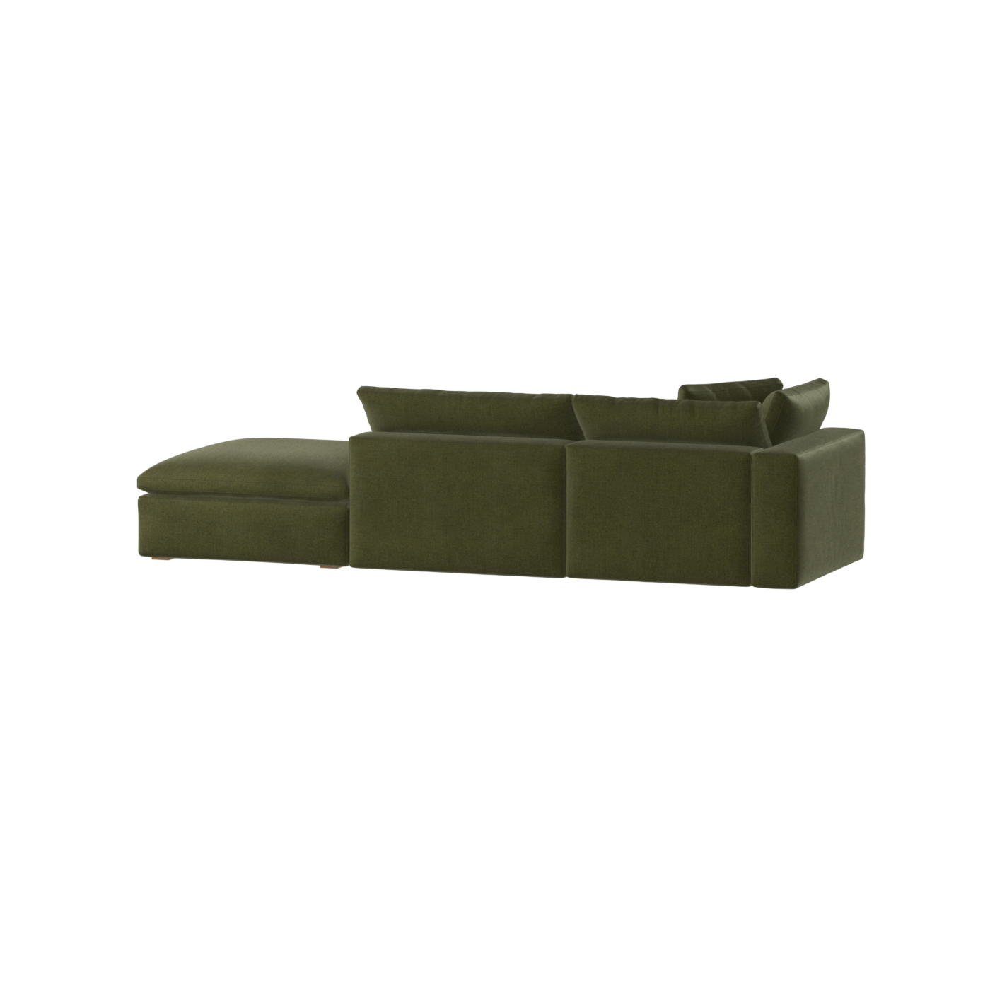Ari modular corner Sofa with pouffe - Wide fabric range