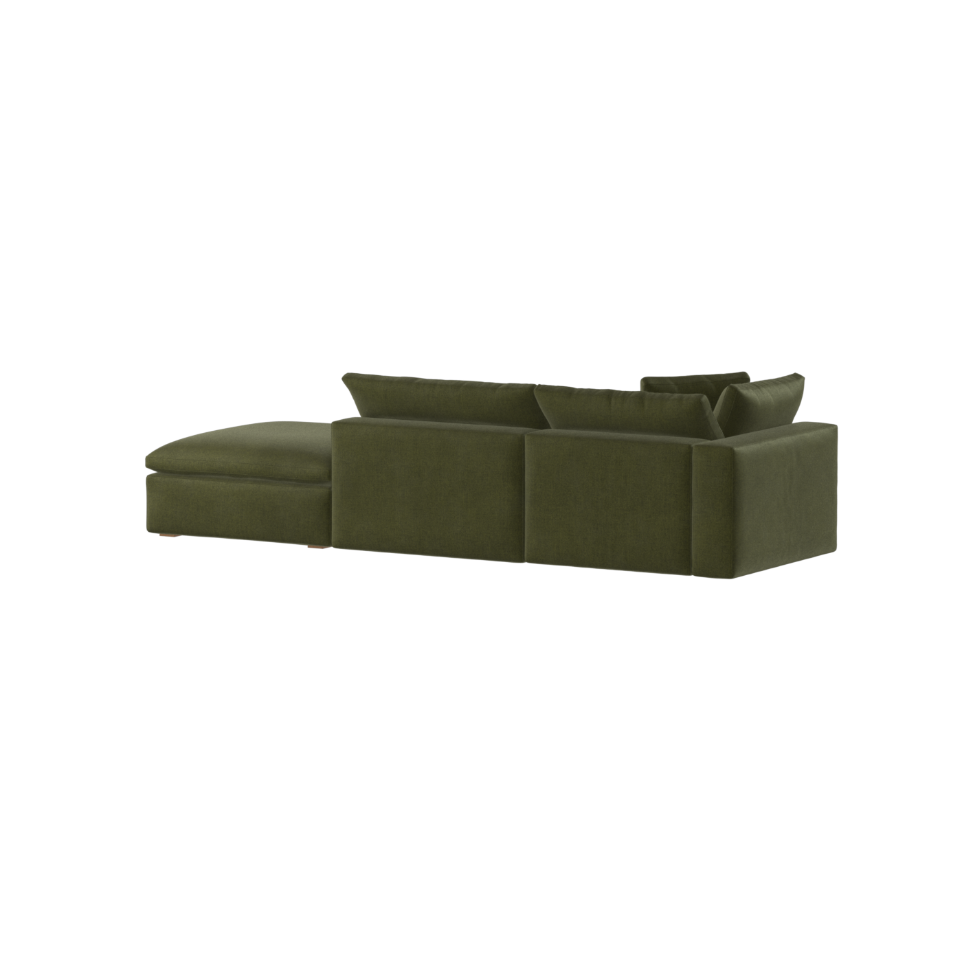 Ari modular corner Sofa with pouffe - Wide fabric range