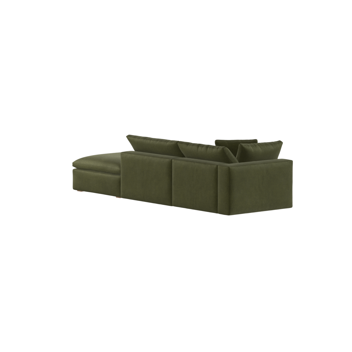 Ari modular corner Sofa with pouffe - Wide fabric range