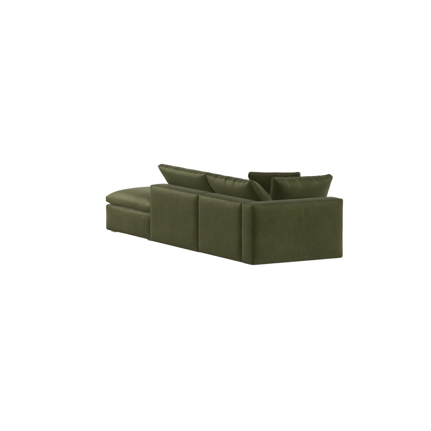Ari modular corner Sofa with pouffe - Wide fabric range