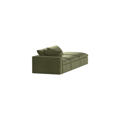 Ari modular corner Sofa with pouffe - Wide fabric range