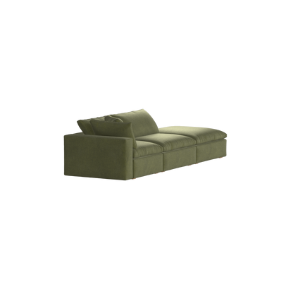 Ari modular corner Sofa with pouffe - Wide fabric range