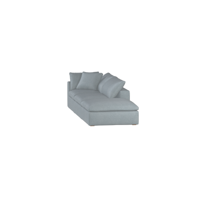 Ari modular corner Sofa with pouffe - Wide fabric range