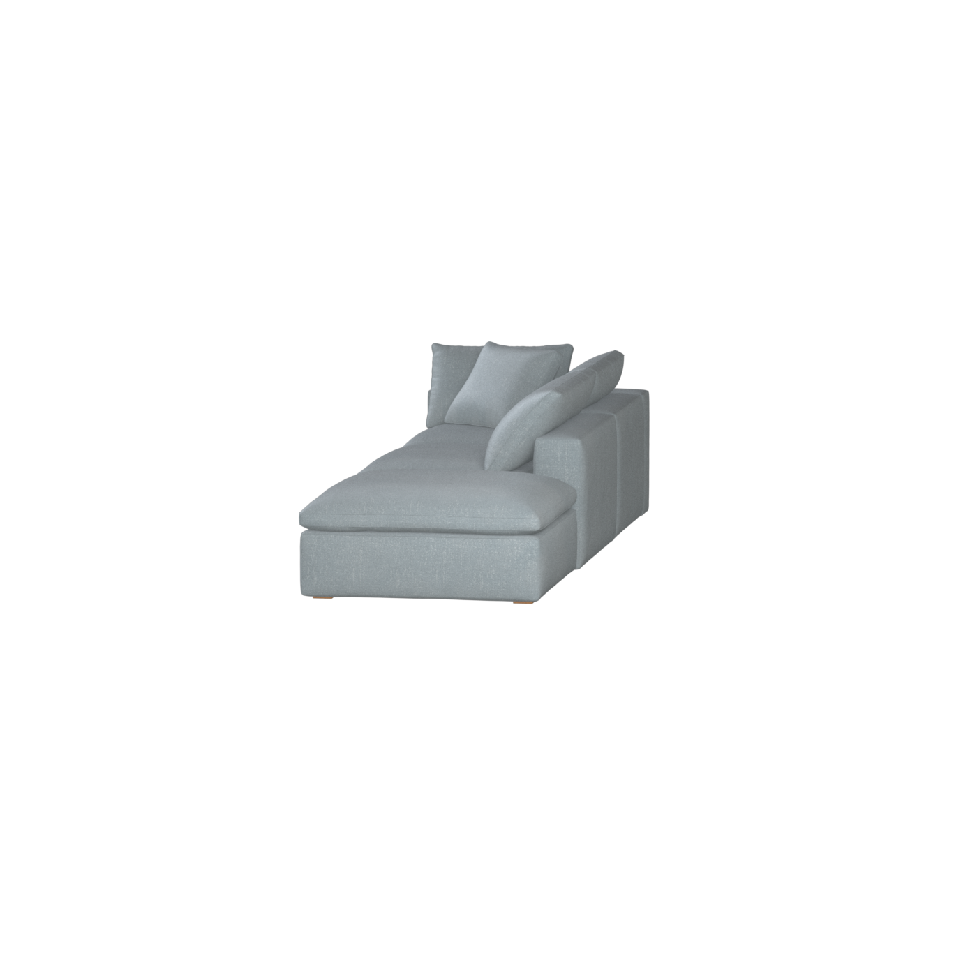 Ari modular corner Sofa with pouffe - Wide fabric range