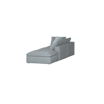 Ari modular corner Sofa with pouffe - Wide fabric range