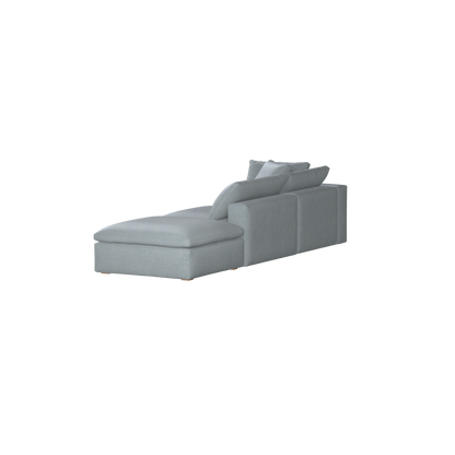 Ari modular corner Sofa with pouffe - Wide fabric range